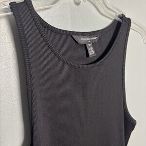 WHBMforme Women’s Long Black Ribbed XS Fitting Dress Evening Party White House